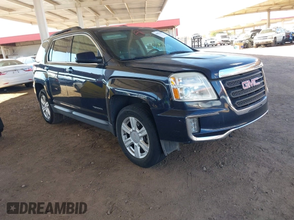 2016 GMC Terrain SLE with VIN 2GKALNEK9G6335377, listed as a IAAI auction lot 40807629 with 96,187 mi miles. Bid and sale history available at carsss.com. Image 1.