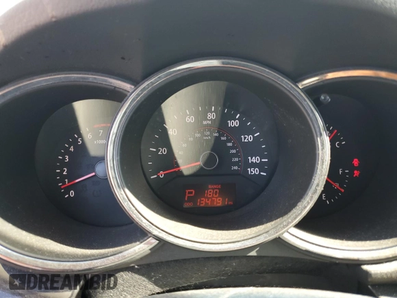 2011 Kia Sorento LX with VIN 5XYKTDA19BG120116, listed as a Copart auction lot 54369425 with 134,791 mi miles and Salvage Title. Bid and sale history available at DreamBid. Image 9.
