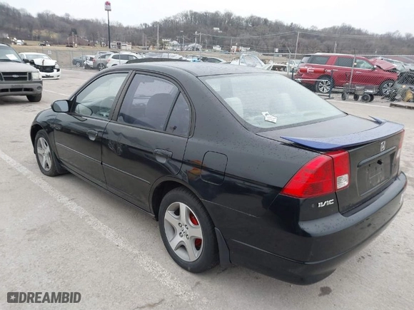2004 Honda Civic LX with VIN 2HGES16534H529759, listed as a IAAI auction lot 41562609 with 1 mi miles. Bid and sale history available at carsss.com. Image 3.