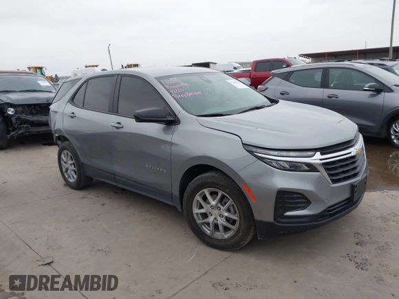 2024 Chevrolet Equinox LS z VIN 3GNAXSEG9RL205583, wystawiony jako IAAI lot #41403166 z przebiegiem 20 199 mil mil oraz . Historia ofert i sprzedaży dostępna na DreamBid. Obrazek 1.