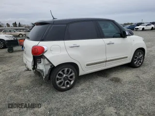 2017 FIAT 500L Lounge with VIN ZFBCFACH1HZ039970, listed as a Copart auction lot 47579055 with 42,903 mi miles and Salvage Title. Bid and sale history available at DreamBid. Image 3.
