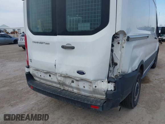 2021 Ford Transit Cargo with VIN 1FTBR1C89MKA03687, listed as a IAAI auction lot 41791299 with 116,341 mi miles and . Bid and sale history available at DreamBid. Image 16.