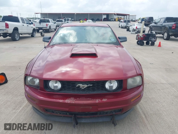 2007 Ford Mustang Deluxe with VIN 1ZVFT80N175279478, listed as a IAAI auction lot 42105526 with 167,176 mi miles. Bid and sale history available at carsss.com. Image 6.
