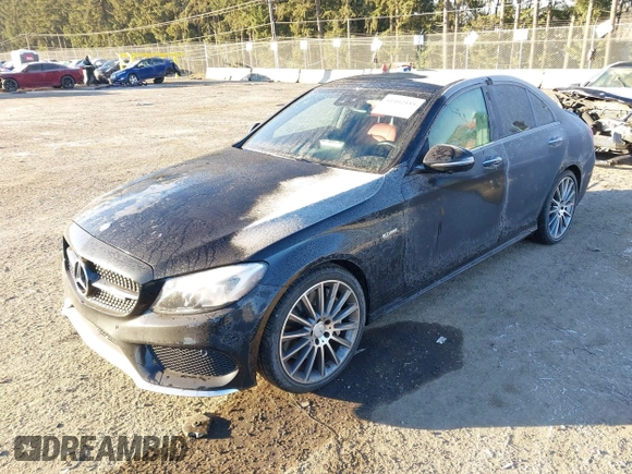 2017 Mercedes-Benz C 43 AMG with VIN 55SWF6EBXHU202314, listed as a IAAI auction lot 41402555 with 73,669 mi miles and . Bid and sale history available at DreamBid. Image 2.