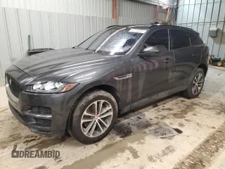 2017 Jaguar F-Pace 35t Premium with VIN SADCJ2BV1HA083043, listed as a Copart auction lot 52716655 with 128,953 mi miles and Clean Title. Bid and sale history available at DreamBid. Image 1.