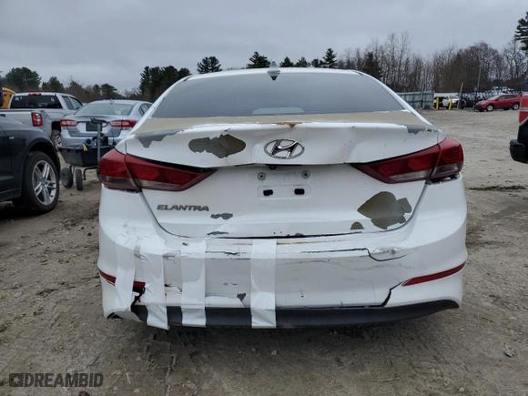 2017 Hyundai Elantra SE with VIN 5NPD84LF0HH150173, listed as a Copart auction lot 51270015 with 145,734 mi miles and Non Repairable. Bid and sale history available at carsss.com. Image 6.