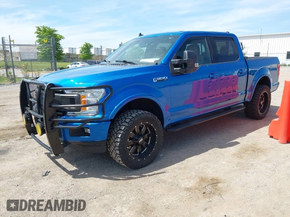 2019 Ford F-150 XL with VIN 1FTEW1EP3KFD44678, listed as a IAAI auction lot 42232307 with 83,039 mi miles and . Bid and sale history available at DreamBid. Image 17.