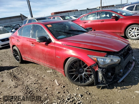 2017 Infiniti Q50 Red Sport 400 с VIN JN1FV7AP3HM850101, выставлен на аукционе Copart как лот 47192335 с пробегом Не указан миль и Списание • Salvage title. История ставок и продаж доступна на DreamBid. Изображение 4.