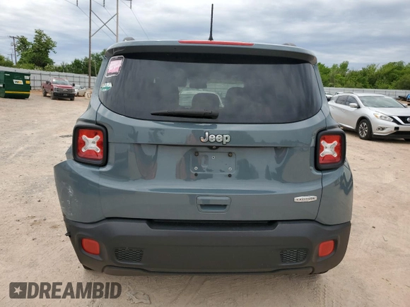 2018 Jeep Renegade Latitude with VIN ZACCJABB2JPH60991, listed as a Copart auction lot 55879785 with 109,458 mi miles and Clean Title. Bid and sale history available at carsss.com. Image 6.