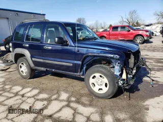 2007 Jeep Liberty Sport z VIN 1J4GL48K87W538434, wystawiony jako Copart lot #43650105 z przebiegiem 144 747 mil mil oraz Szkoda całkowita • Salvage title. Historia ofert i sprzedaży dostępna na DreamBid. Obrazek 4.