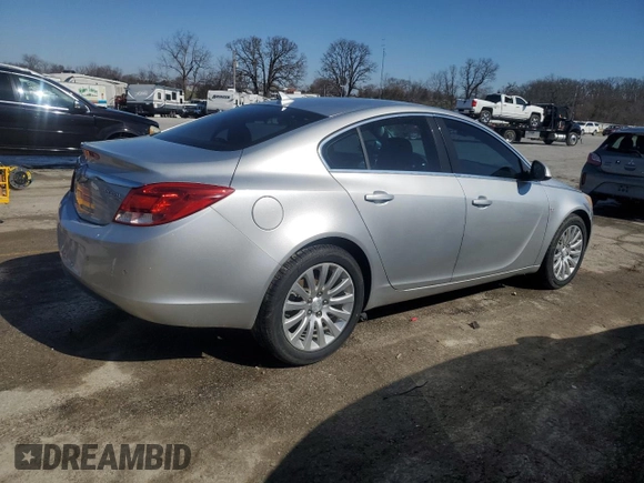 2011 Buick Regal CXL RL4 with VIN 2G4GS5EC2B9177548, listed as a Copart auction lot 47985125 with 170,443 mi miles and Salvage title. Bid and sale history available at DreamBid. Image 3.