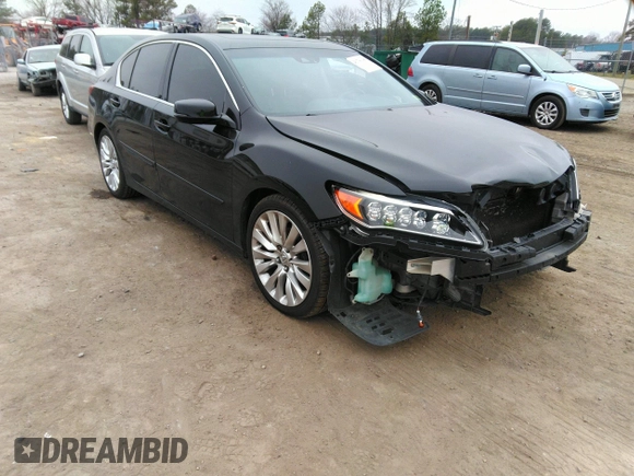 2014 Acura RLX Tech Pkg with VIN JH4KC1F56EC007418, listed as a IAAI auction lot 41790185 with 130,288 mi miles. Bid and sale history available at carsss.com. Image 1.