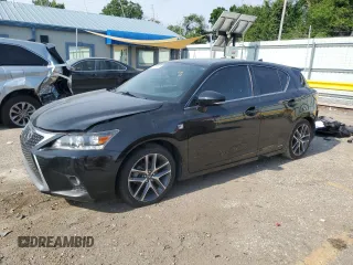 2015 Lexus CT 200h with VIN JTHKD5BH8F2246500, listed as a Copart auction lot 60152575 with 90,114 mi miles and Salvage title. Bid and sale history available at DreamBid. Image 1.