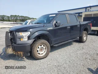 2017 Ford F-150 XL with VIN 1FTEW1EF9HFC06577, listed as a Copart auction lot 57609215 with 252,472 mi miles and Salvage title. Bid and sale history available at DreamBid. Image 1.
