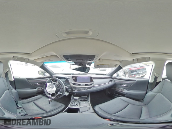 2019 Lexus ES with VIN 58ABZ1B12KU007851, listed as a Copart auction lot 51161375 with 49,757 mi miles and Salvage Title. Bid and sale history available at carsss.com. Image 12.