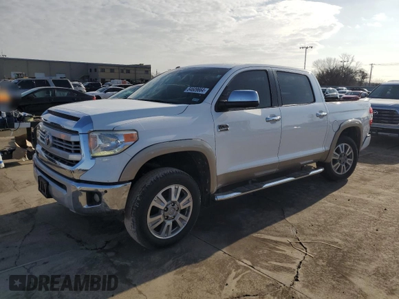 2015 Toyota Tundra 4WD Truck Platinum with VIN 5TFAW5F13FX460740, listed as a Copart auction lot 84609664 with 89,456 mi miles and Salvage Title. Bid and sale history available at carsss.com. Image 1.