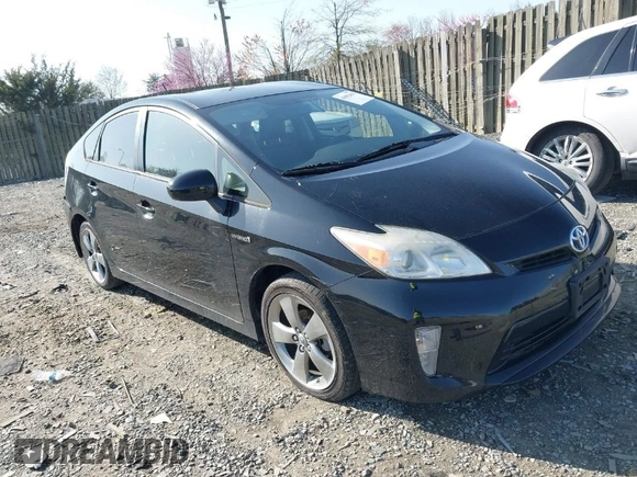 2013 Toyota Prius One with VIN JTDKN3DU7D5590828, listed as a IAAI auction lot 41892483 with 100,925 mi miles. Bid and sale history available at carsss.com. Image 1.