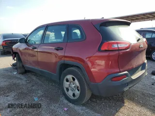 2017 Jeep Cherokee Sport with VIN 1C4PJLAB6HW527546, listed as a Copart auction lot 49842695 with 289,214 mi miles and Clean Title. Bid and sale history available at carsss.com. Image 2.