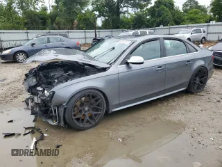 2014 Audi S4 Prestige with VIN WAUKGAFL6EA011546, listed as a Copart auction lot 64061974 with 128,034 mi miles and Salvage Title. Bid and sale history available at carsss.com. Image 1.