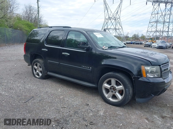 2008 Chevrolet Tahoe LTZ with VIN 1GNFK13088J203852, listed as a IAAI auction lot 41912285 with 205,290 mi miles and . Bid and sale history available at DreamBid. Image 1.