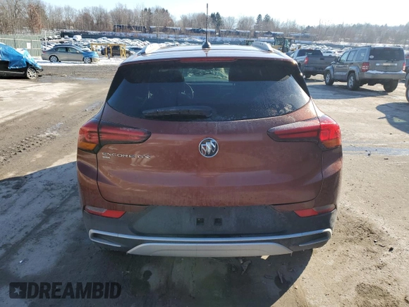 2021 Buick Encore GX Select with VIN KL4MMESLXMB093236, listed as a Copart auction lot 86498674 with 61,418 mi miles and Salvage title. Bid and sale history available at DreamBid. Image 6.