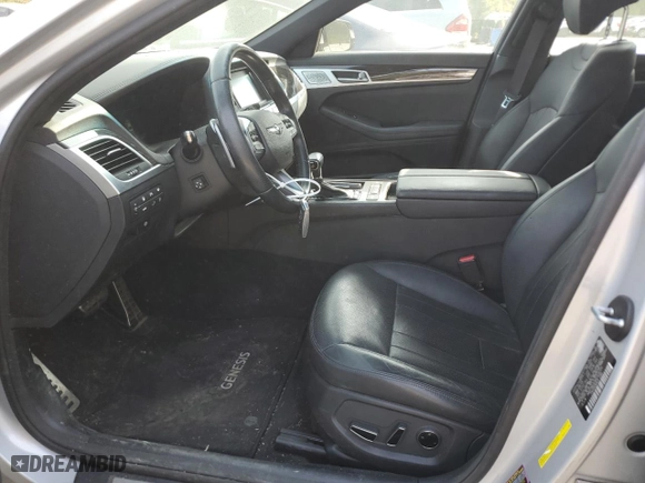 2019 Genesis G80 3.8L with VIN KMTFN4JE4KU324725, listed as a Copart auction lot 72371104 with 55,673 mi miles and Salvage Title. Bid and sale history available at carsss.com. Image 7.