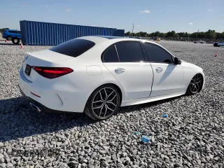 2023 Mercedes-Benz C 300 with VIN W1KAF4GB4PR105492, listed as a Copart auction lot 52427155 with 40,241 mi miles and Salvage title. Bid and sale history available at DreamBid. Image 3.