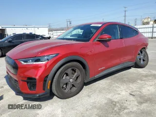 2021 Ford Mustang Mach-E Select with VIN 3FMTK1SS9MMA59428, listed as a Copart auction lot 58368865 with 46,718 mi miles and Salvage title. Bid and sale history available at DreamBid. Image 1.