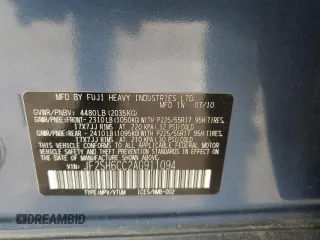 2010 Subaru Forester X Premium с VIN JF2SH6CC2AG911094, выставлен на аукционе Copart как лот 59757305 с пробегом 190 811 миль миль и Списание • Salvage title. История ставок и продаж доступна на DreamBid. Изображение 13.