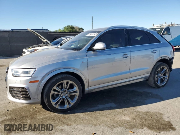 2016 Audi Q3 Prestige z VIN WA1GFCFS8GR001050, wystawiony jako Copart lot #49400595 z przebiegiem 104 091 mil mil oraz Szkoda całkowita • Salvage title. Historia ofert i sprzedaży dostępna na DreamBid. Obrazek 1.
