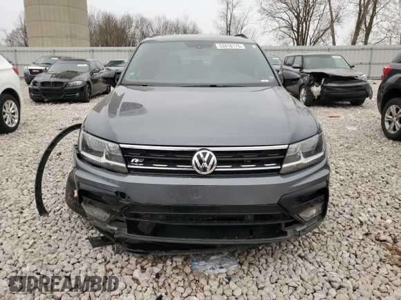2019 Volkswagen Tiguan SE with VIN 3VV2B7AX6KM135296, listed as a Copart auction lot 53418175 with Not Provided miles and Clean Title. Bid and sale history available at DreamBid. Image 5.