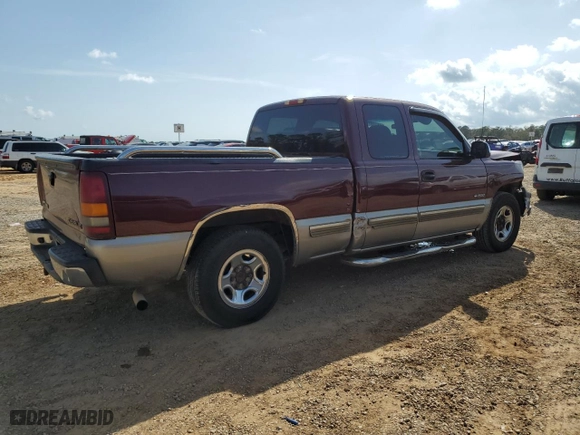 2002 Chevrolet Silverado 1500 LS with VIN 2GCEC19V321123493, listed as a Copart auction lot 48728115 with 262,708 mi miles and Salvage Title. Bid and sale history available at carsss.com. Image 3.