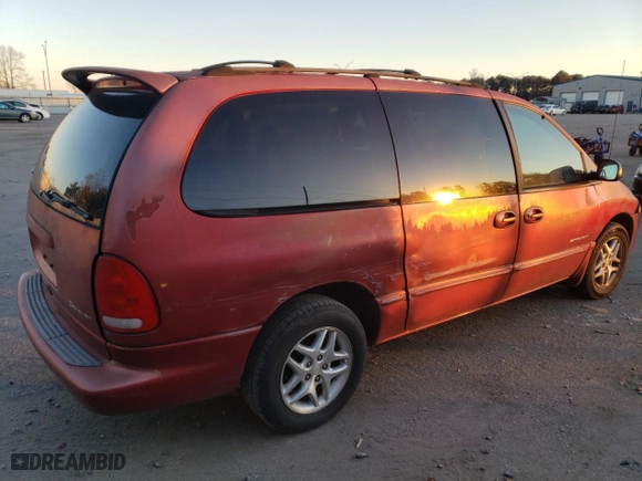 2000 Dodge Caravan SE with VIN 1B4GP44G4YB799075, listed as a Copart auction lot 85644604 with 0 mi miles and Salvage Title. Bid and sale history available at carsss.com. Image 3.