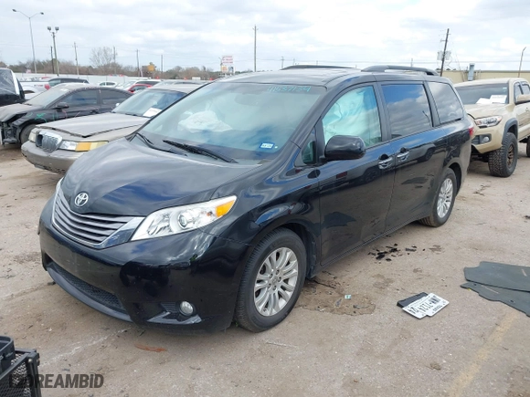 2016 Toyota Sienna XLE with VIN 5TDYK3DC6GS718551, listed as a IAAI auction lot 41537134 with 114,839 mi miles. Bid and sale history available at carsss.com. Image 17.