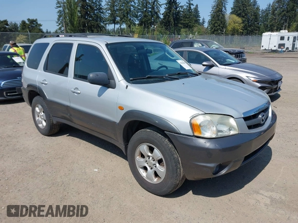 2004 Mazda Tribute ES with VIN 4F2CZ96194KM28781, listed as a IAAI auction lot 42066609 with 230,166 mi miles and . Bid and sale history available at carsss.com. Image 1.