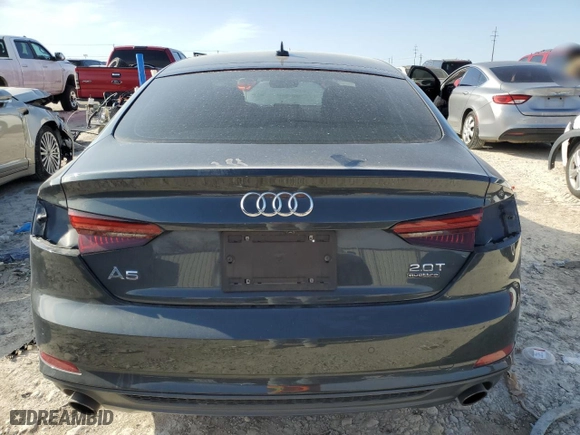 2018 Audi A5 Sportback Prestige with VIN WAUFNCF50JA128442, listed as a Copart auction lot 86828644 with NaN miles and Salvage Title. Bid and sale history available at carsss.com. Image 6.