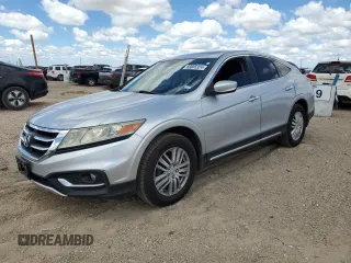 2015 Honda Crosstour EX-L with VIN 5J6TF3H51FL001785, listed as a Copart auction lot 69805324 with 123,208 mi miles and Salvage Title. Bid and sale history available at carsss.com. Image 1.