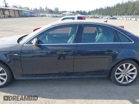 2014 Audi A4 Premium with VIN WAUBFAFL4EN023707, listed as a IAAI auction lot 42106681 with 116,740 mi miles. Bid and sale history available at carsss.com. Image 14.