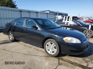 2013 Chevrolet Impala LT with VIN 2G1WG5E39D1101479, listed as a Copart auction lot 50338075 with 136,968 mi miles and Clean Title. Bid and sale history available at DreamBid. Image 4.