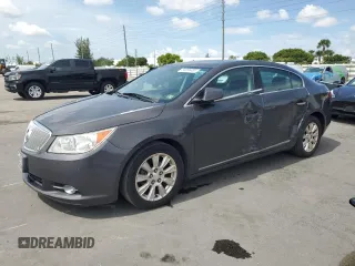 2012 Buick LaCrosse Leather with VIN 1G4GC5ER6CF349932, listed as a Copart auction lot 64804455 with 68,979 mi miles and Salvage title. Bid and sale history available at DreamBid. Image 1.