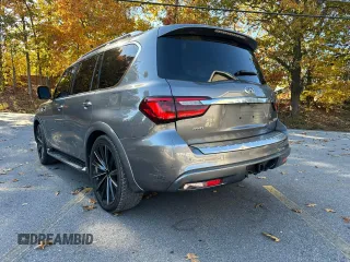 2021 Infiniti QX80 LUXE with VIN JN8AZ2AE2M9269252, listed as a Copart auction lot 77440534 with 126,348 mi miles and Clean Title. Bid and sale history available at carsss.com. Image 2.