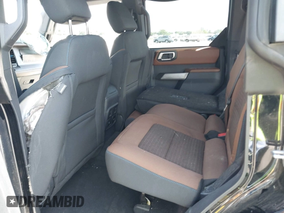 2023 Ford Bronco with VIN 1FMDE5BH3PLA99520, listed as a IAAI auction lot 42684872 with 11,118 mi miles and . Bid and sale history available at DreamBid. Image 8.