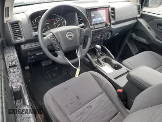 2023 Nissan Frontier S with VIN 1N6ED1CM4PN645324, listed as a Copart auction lot 53846804 with 21,818 mi miles and Salvage title. Bid and sale history available at DreamBid. Image 8.