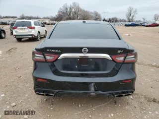 2022 Nissan Maxima SV with VIN 1N4AA6CV8NC502665, listed as a Copart auction lot 47454085 with 86,710 mi miles and Salvage Title. Bid and sale history available at carsss.com. Image 6.