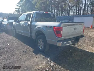2021 Ford F-150 XL with VIN 1FTFW1E85MKD11754, listed as a IAAI auction lot 41654622 with 33,756 mi miles. Bid and sale history available at carsss.com. Image 3.