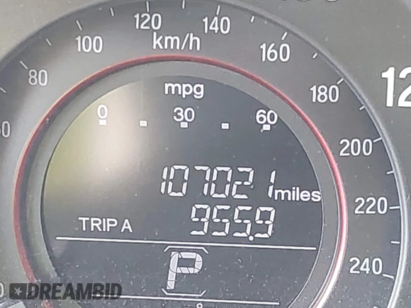 2017 Honda Accord Sport with VIN 1HGCR2F58HA025382, listed as a IAAI auction lot 42020349 with 107,021 mi miles. Bid and sale history available at carsss.com. Image 16.