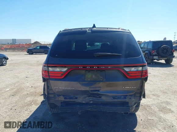 2016 Dodge Durango Limited with VIN 1C4RDJDG9GC433365, listed as a IAAI auction lot 41751149 with 199,547 mi miles and . Bid and sale history available at DreamBid. Image 16.