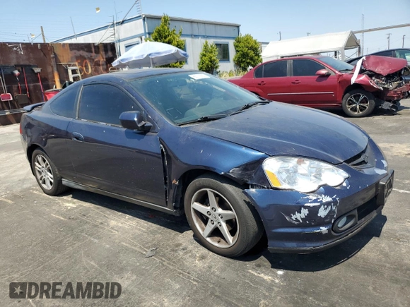 2002 Acura RSX Auto with VIN JH4DC548X2C030807, listed as a Copart auction lot 65178665 with 138,260 mi miles and Salvage title. Bid and sale history available at DreamBid. Image 4.