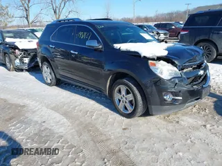 2015 Chevrolet Equinox LTZ with VIN 2GNFLDE38F6339401, listed as a IAAI auction lot 41369578 with 144,167 mi miles. Bid and sale history available at carsss.com. Image 1.