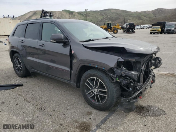 2018 Jeep Grand Cherokee Trailhawk with VIN 1C4RJFLG6JC319502, listed as a Copart auction lot 47237795 with 91,836 mi miles and Salvage Title. Bid and sale history available at carsss.com. Image 4.